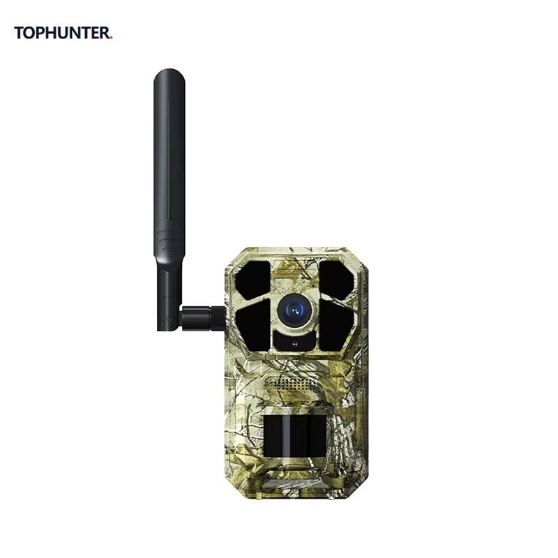 Caméra de chasse 4G LTE solaire — vision nocturne couleur, audio bidirectionnel, IP66, cloud gratuit