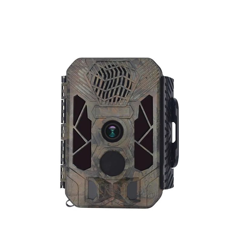 HB561 — Caméra de chasse 2.7K avec répulsif sonore, portée 1000 m, alarme PIR, 12 piles AA, 24 mois