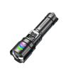 Lampe 2-en-1 UV 365 nm et LED blanche — zoom, variation continue, écran de charge, batterie externe, IPX6 Lampe 2-en-1 UV 365 nm et LED blanche — zoom, variation continue, écran de charge, batterie externe, IPX6