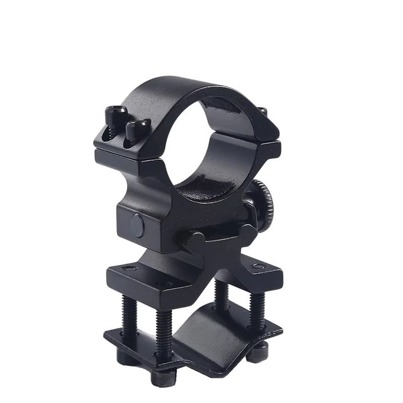 Adaptateur de montage universel K185 — collier de canon, rail 20 mm et anneau 1 pouce, modulable