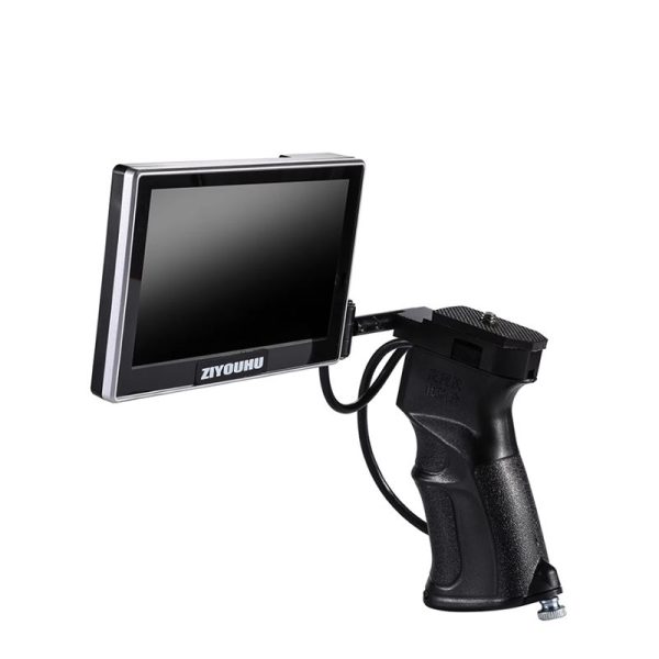 Écran déporté 5,3" pliable avec poignée pistolet — pour monoculaire thermique, filetage 1/4" Écran déporté 5,3″ pliable avec poignée pistolet — pour monoculaire thermique, filetage 1/4″