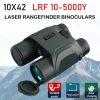 Jumelles télémètre laser LRB30 10x42 — portée 5000 yards, boussole, balistique, recharge solaire Jumelles télémètre laser LRB30 10×42 — vue 2