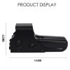Viseur point rouge 552 — fenêtre 30×22 mm, 5 niveaux de luminosité, réglages 1/2 MOA à clics, piles AA Viseur point rouge 552 — vue 2