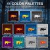 RY010 — Lunette 2-en-1 thermique et vision nocturne, 256×192 à 60 Hz, 25 mK, 500 m, 11 palettes, 7x optique RY010 — Lunette 2-en-1 thermique et vision nocturne, 256×192 à 60 Hz, 25 mK, 500 — vue 2