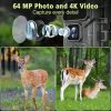 Caméra de chasse DL10 4K 64 MP — WiFi et Bluetooth, application avec carte, déclenchement 0,1 s, trépied inclus Caméra de chasse DL10 4K 64 MP — vue 2