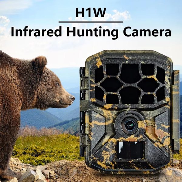 H1W — Caméra de chasse 8K 60 MP solaire, batterie 7800 mAh, 12 mois d'autonomie, écran 2", IP66 H1W — Caméra de chasse 8K 60 MP solaire, batterie 7800 mAh, 12 mois d’autonomie, — vue 2