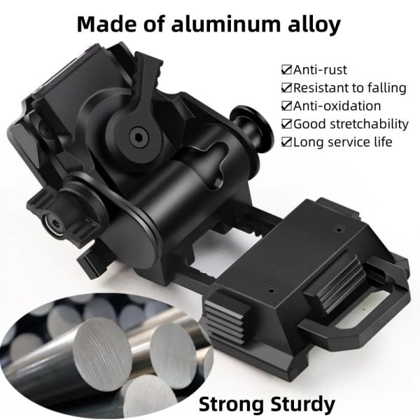 Support de casque G24 pour vision nocturne — aluminium, compatible PVS-14 / PVS-15 / PVS-18, mallette incluse Support de casque G24 pour vision nocturne — vue 2