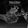 NVG08 — Jumelles de vision nocturne sur casque, télémètre 1200 m, incrustation PIP, boussole, 6000 mAh, IP56 NVG08 — Jumelles de vision nocturne sur casque, télémètre 1200 m, incrustation P — vue 2