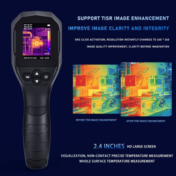 ZYH96 Pro — Caméra thermique portative -20 à +550 °C, TISR 240×240, lampe intégrée, multilingue ZYH96 Pro — Caméra thermique portative -20 à +550 °C, TISR 240×240, lampe intégr — vue 2
