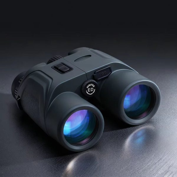Jumelles télémètre laser LRB30 10x42 — portée 5000 yards, boussole, balistique, recharge solaire Jumelles télémètre laser LRB30 10×42 — vue 3