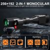 RY010 — Lunette 2-en-1 thermique et vision nocturne, 256×192 à 60 Hz, 25 mK, 500 m, 11 palettes, 7x optique RY010 — Lunette 2-en-1 thermique et vision nocturne, 256×192 à 60 Hz, 25 mK, 500 — vue 3