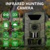 Caméra de chasse 8K 60 MP double objectif — 3 PIR, détection 25 m, WiFi et Bluetooth, IP66 PR803W — Caméra de chasse 8K 60 MP double objectif, 3 PIR, détection 25 m, WiFi — vue 3
