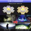 Lampe 2-en-1 UV 365 nm et LED blanche — zoom, variation continue, écran de charge, batterie externe, IPX6 Lampe 2-en-1 UV 365 nm et LED blanche — vue 3