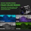 NVG30 — Monoculaire de vision nocturne sur casque, IR 940 nm invisible, 200 m, 4 modes couleur, mode 40 Hz NVG30 — Monoculaire de vision nocturne sur casque, IR 940 nm invisible, 200 m, 4 — vue 3