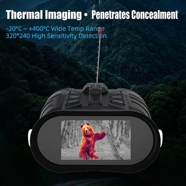 R88 — Jumelles thermiques et vision nocturne, télémètre 1000 m, stabilisation gy — vue 3