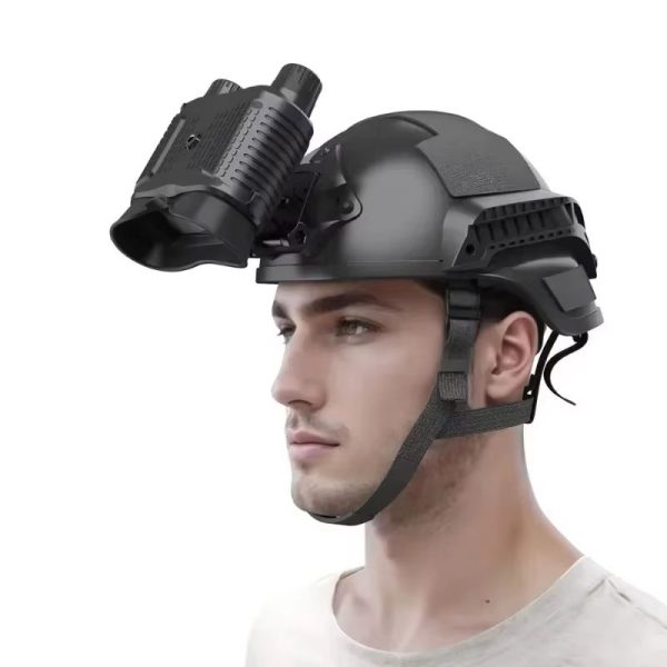 NV8161 — Jumelles de vision nocturne 4K 36 MP sur casque, 350-400 m, lampe blanche, 346 g, IP54 NV8161 — Jumelles de vision nocturne 4K 36 MP sur casque, 350-400 m, lampe blanc — vue 3