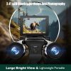 Jumelles numériques 12x32 avec caméra — écran rabattable 2,4", photos 48 MP, vidéo 2.5K, zoom 8x Jumelles numériques 12×32 avec caméra — vue 3