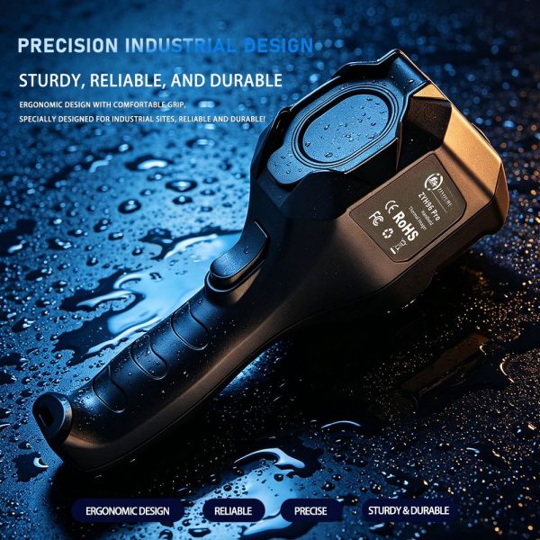 ZYH96 Pro — Caméra thermique portative -20 à +550 °C, TISR 240×240, lampe intégrée, multilingue ZYH96 Pro — Caméra thermique portative -20 à +550 °C, TISR 240×240, lampe intégr — vue 3