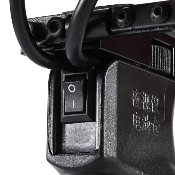 Écran déporté 5,3" pliable avec poignée pistolet — pour monoculaire thermique, filetage 1/4" Écran déporté 5,3″ pliable avec poignée pistolet — vue 3