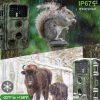 LCK229 — Caméra de chasse 4K 48 MP, vision nocturne discrète 850 nm, IP67, écran 2" LCK229 — Caméra de chasse 4K 48 MP, vision nocturne discrète 850 nm, IP67, écran — vue 4