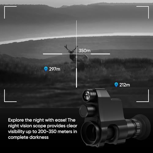 NV4A GOYOJO — Module clip-on de vision nocturne 1920p, 200-350 m, 280 g, relecture intégrée NV4A GOYOJO — Module clip-on de vision nocturne 1920p, 200-350 m, 280 g, relectu — vue 4