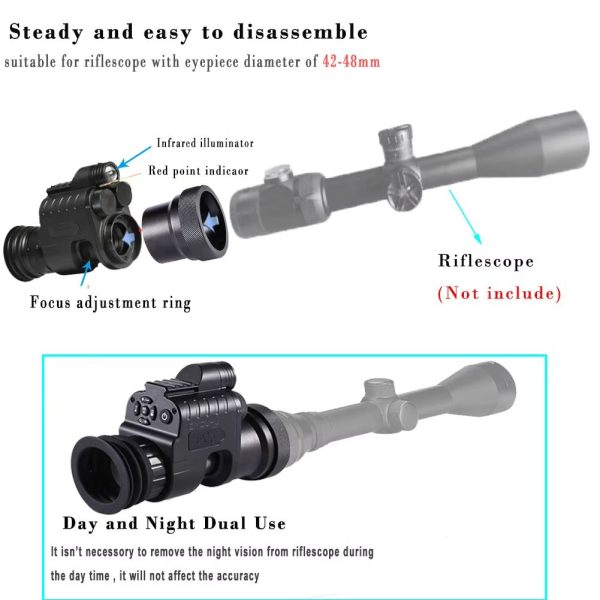 Module clip-on de vision nocturne — vue 4