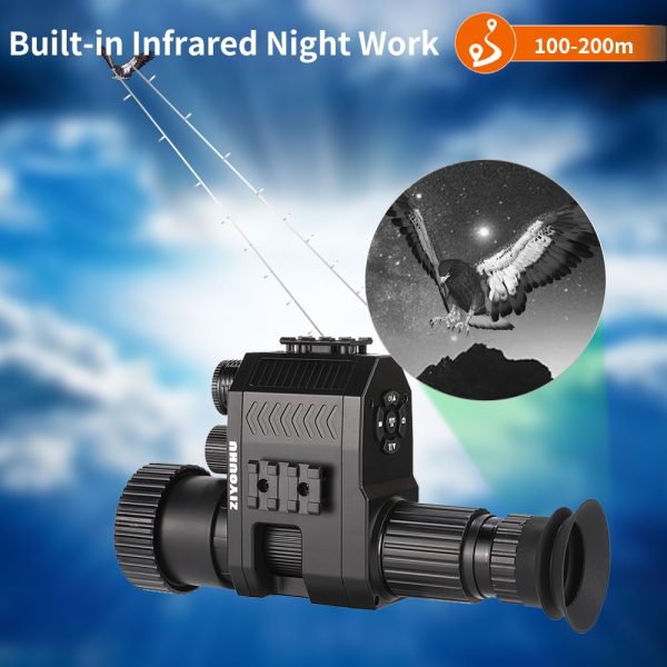 NK007 — Lunette de vision nocturne 1080p, optique à grande ouverture, IR 850 nm  — vue 4