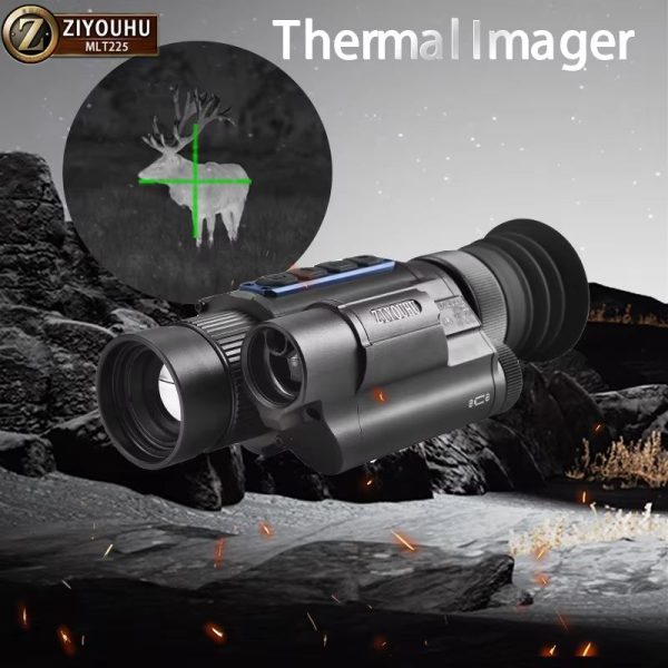 MLT225-LRF — Lunette thermique 25 mm à télémètre 1000 m, calcul balistique en temps réel, WiFi, montage rapide MLT225-LRF — Lunette thermique 25 mm à télémètre 1000 m, calcul balistique en te — vue 4
