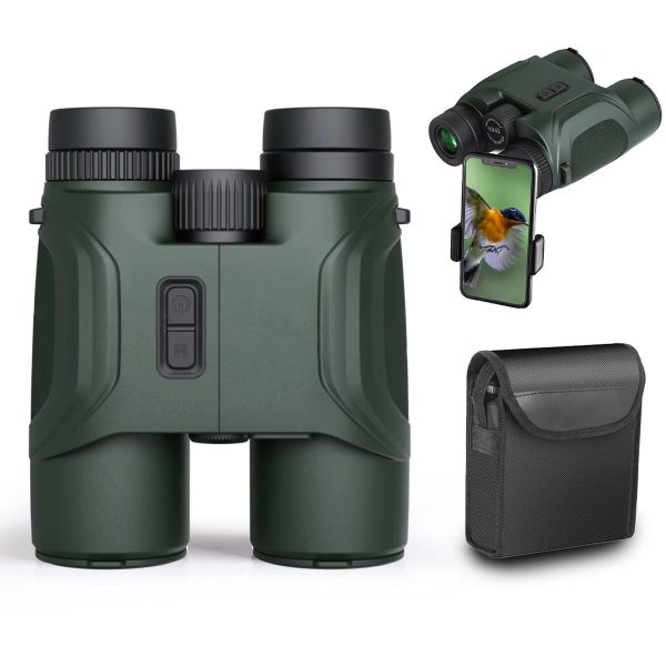 Jumelles télémètre laser LRB30 10x42 — portée 5000 yards, boussole, balistique, recharge solaire Jumelles télémètre laser LRB30 10×42 — vue 4