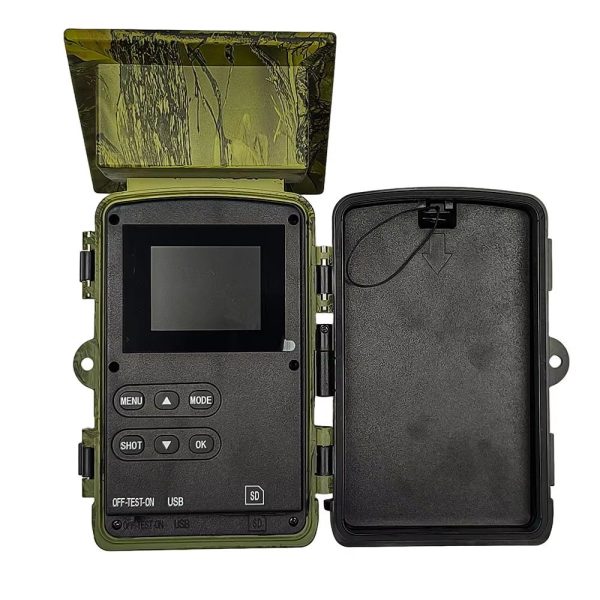Caméra de chasse 8K 60 MP solaire — WiFi et application, batterie 5200 mAh, PIR 120° Caméra de chasse 8K 60 MP solaire — vue 4