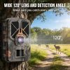 HC935A No Glow — Caméra de chasse 4K infrarouge invisible, 120°, IP66, jusqu'à 6 mois sur 8 piles AA HC935A No Glow — Caméra de chasse 4K infrarouge invisible, 120°, IP66, jusqu’à 6 — vue 4