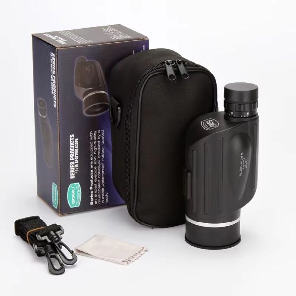 Monoculaire télémétrique 13x50 — réticule gradué, champ 114 m à 1000 m, étanche Monoculaire télémétrique 13×50 — vue 4