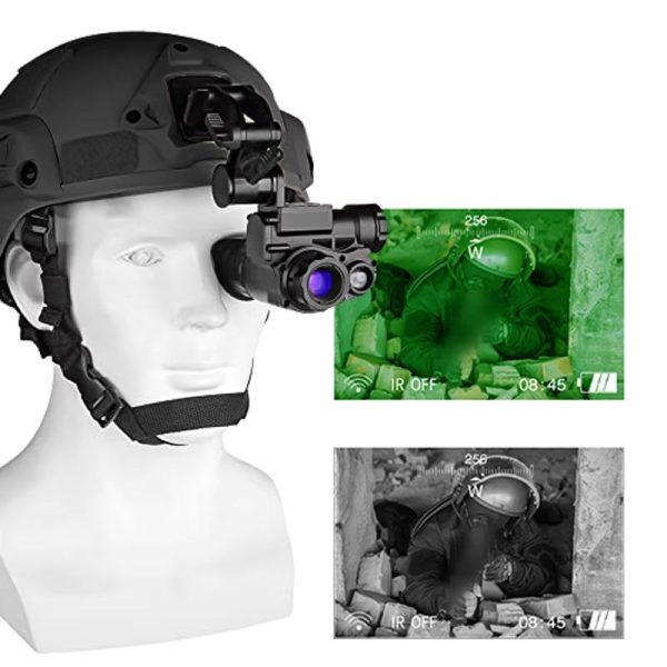 NVG10 — Monoculaire de vision nocturne sur casque, IR 940 nm, WiFi, IP66, 237 g, -40 °C à +55 °C NVG10 — Monoculaire de vision nocturne sur casque, IR 940 nm, WiFi, IP66, 237 g, — vue 4