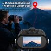 R88 — Jumelles thermiques et vision nocturne, télémètre 1000 m, stabilisation gy — vue 4