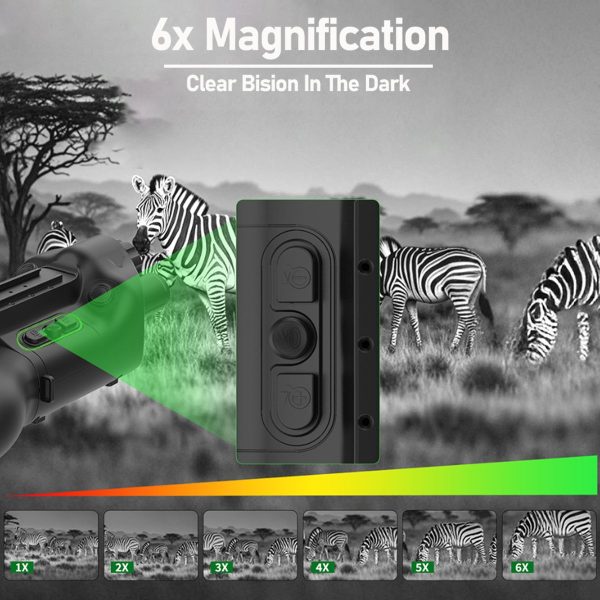 NVG08 — Jumelles de vision nocturne sur casque, télémètre 1200 m, incrustation PIP, boussole, 6000 mAh, IP56 NVG08 — Jumelles de vision nocturne sur casque, télémètre 1200 m, incrustation P — vue 4