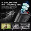 Jumelles de vision nocturne 4K — zoom optique 5x, téléobjectif 50 mm, infrarouge discret 2 W, écran 3" Jumelles de vision nocturne 4K — vue 4