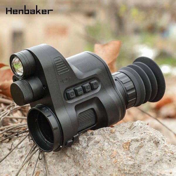 NV710S Henbaker — Module clip-on de vision nocturne, IR 940 nm de 8 W invisible, PIP, gyroscope, démontage rapide NV710S Henbaker — vue 5