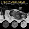 NV002 — Lunette de vision nocturne 4x, écran rond 454×454, IR 850 nm 3 W, zoom 1-8x, USB-C, montage Picatinny NV002 — Lunette de vision nocturne 4x, écran rond 454×454, IR 850 nm 3 W, zoom 1 — vue 5
