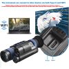 NV009A — Lunette de vision nocturne, boutons silencieux, zoom 16x, 3 niveaux d'IR, écran rond, amélioration d'image NV009A — Lunette de vision nocturne, boutons silencieux, zoom 16x, 3 niveaux d’I — vue 5