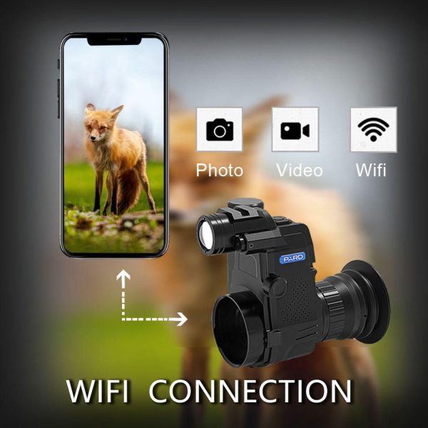 PARD NV007S — Clip-on de vision nocturne 1080p, écran 1024×768, tenue au recul 6000 J, IP67, 5 bagues fournies PARD NV007S — Clip-on de vision nocturne 1080p, écran 1024×768, tenue au recul 6 — vue 5
