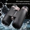 Jumelles 10x42 HD — lentilles ED, prisme BAK4, film de phase, noir ou vert Jumelles 10×42 HD — vue 5