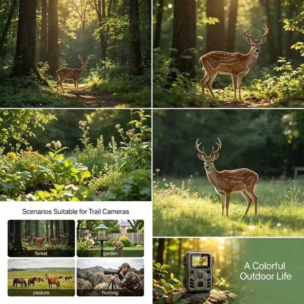 Mini301 — Caméra de chasse compacte 24 MP, écran couleur, grand angle 120°, IP65, 10,5 cm Mini301 — Caméra de chasse compacte 24 MP, écran couleur, grand angle 120°, IP65 — vue 5
