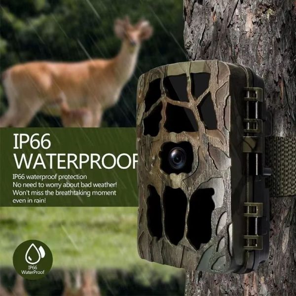 Caméra de chasse H982 4K — capteur PIR et LED infrarouges, données météo incrustées, -20 °C à +60 °C Caméra de chasse H982 4K — vue 5