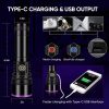 Lampe UV 365 nm 20 W — 4 LED, filtre noir, portée 50 m, USB-C et batterie externe, IPX6 Lampe UV 365 nm 20 W — vue 5