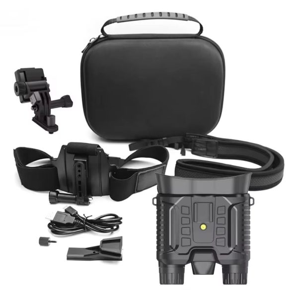 NV8161 — Jumelles de vision nocturne 4K 36 MP sur casque, 350-400 m, lampe blanche, 346 g, IP54 NV8161 — Jumelles de vision nocturne 4K 36 MP sur casque, 350-400 m, lampe blanc — vue 5