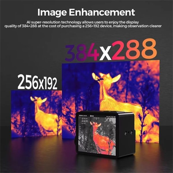 ClearView B215AL — Caméra thermique pour arc et observation, objectif F/1,0, zoom 8x, WiFi, montage arc ou trépied ClearView B215AL — vue 5
