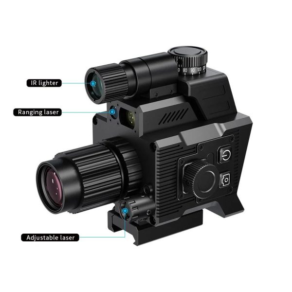 DND350BC — Viseur numérique de vision nocturne, capteur 3 MP, optique 50 mm, molette balistique brevetée, télémètre 1200 m DND350BC — Viseur numérique de vision nocturne, capteur 3 MP, optique 50 mm, mol — vue 5