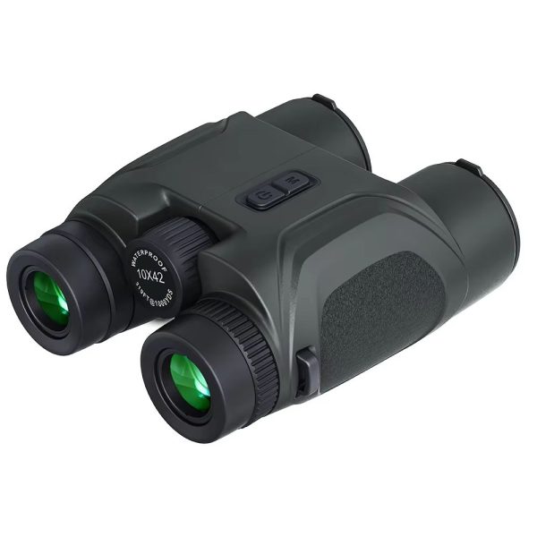 Jumelles télémètre laser LRB30 10x42 — portée 5000 yards, boussole, balistique, recharge solaire Jumelles télémètre laser LRB30 10×42 — vue 6