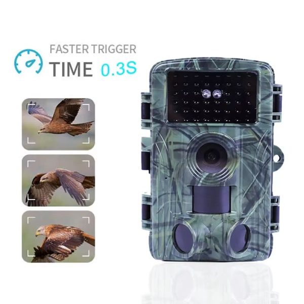 Caméra de chasse 4K 60 MP WiFi — 3 capteurs PIR, déclenchement 0,2 s, portée 20 m, IP66, 300 g Caméra de chasse 4K 60 MP WiFi — vue 6