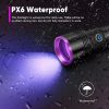 Lampe UV 365 nm 20 W — 4 LED, filtre noir, portée 50 m, USB-C et batterie externe, IPX6 Lampe UV 365 nm 20 W — vue 6